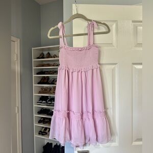 NWT Aritzia “Fairey” Chiffon Mini Dress 2XS